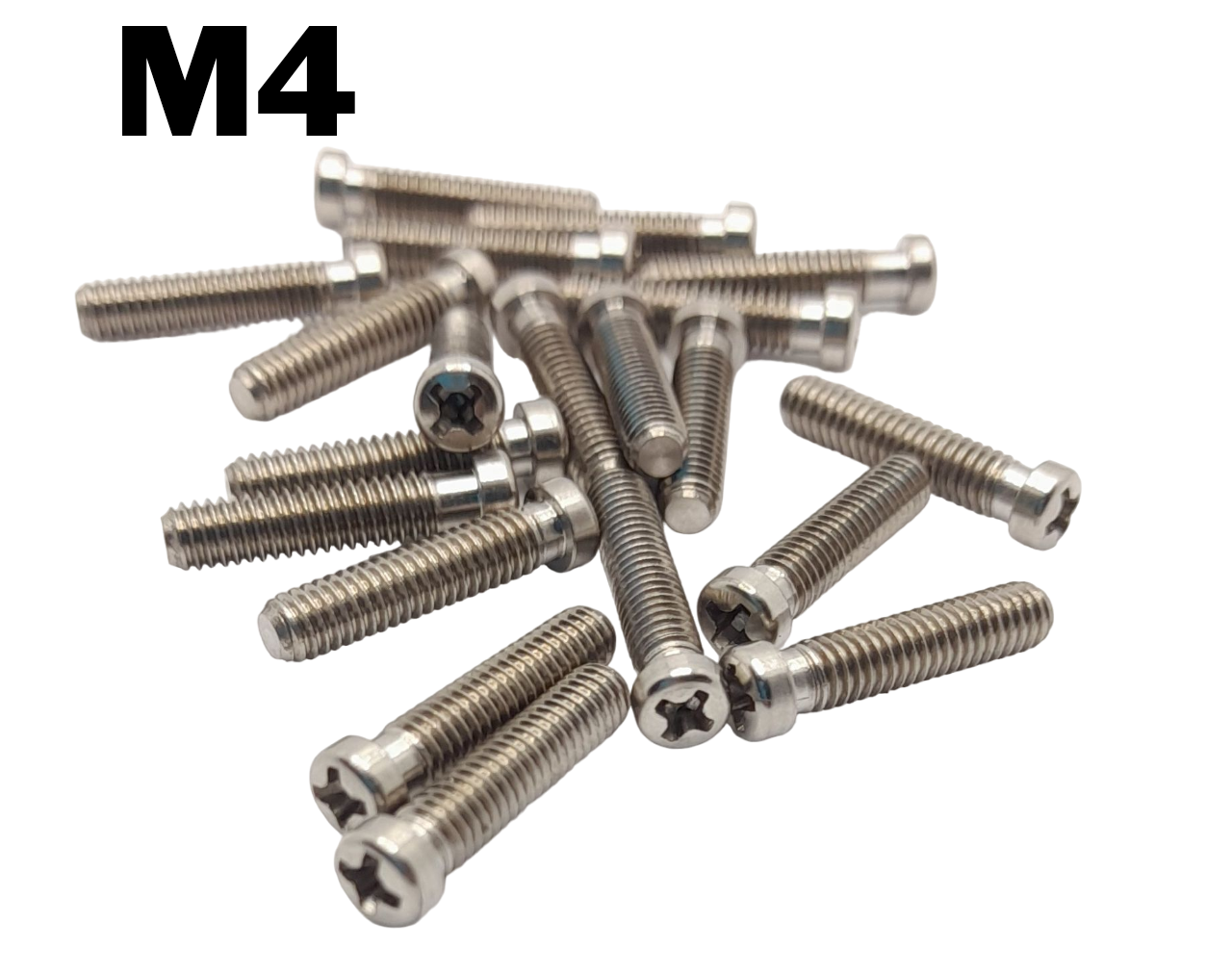 FTC Titanschraube M4x19 Einstellschraube Grade 5 Kreuzschlitz