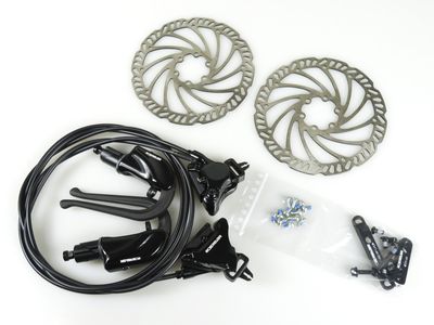RideRever Triva Carbon TT Scheibenbremsenset V+H incl Bremsscheiben