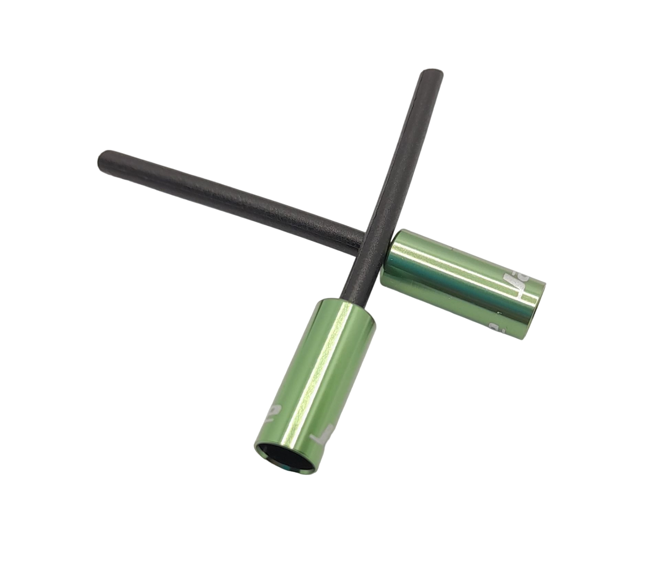 2 Stück Jagwire Endkappen Nosed für Bremszug Außenhülle Ø 5mm Alu Grün