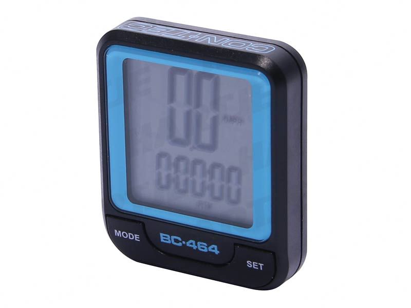 Contec CBC-464 Fahrradcomputer neoblue/schwarz 8 Funktionen