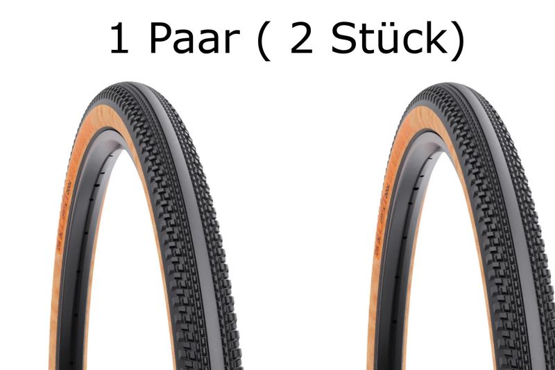 1 Paar WTB Reifen Vulpine S 700 x 40c TCS Light | Fast Rolling | SG2 | Tan Wall