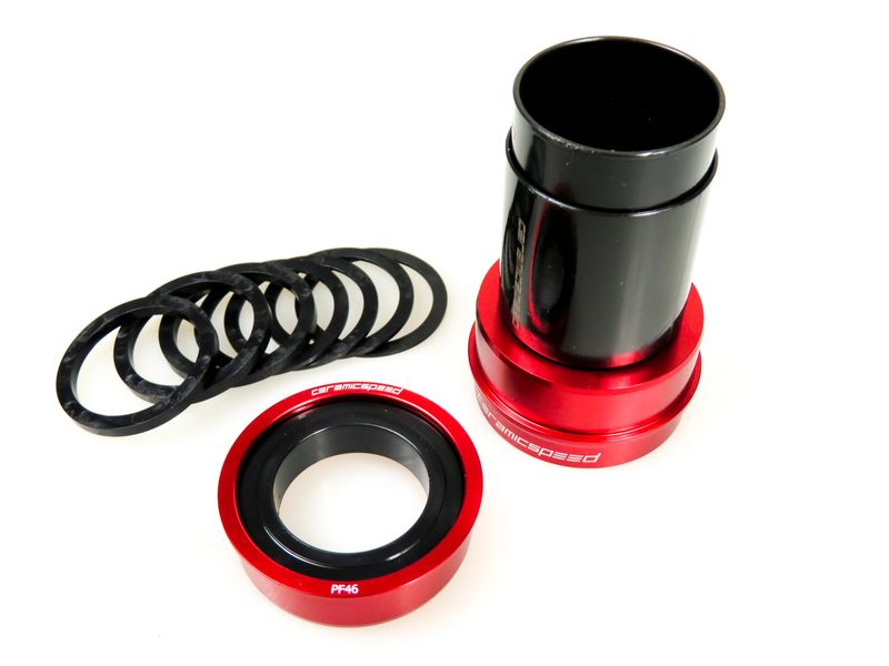Ceramicspeed BBright SRAM DUB Innenlager PF46 rot