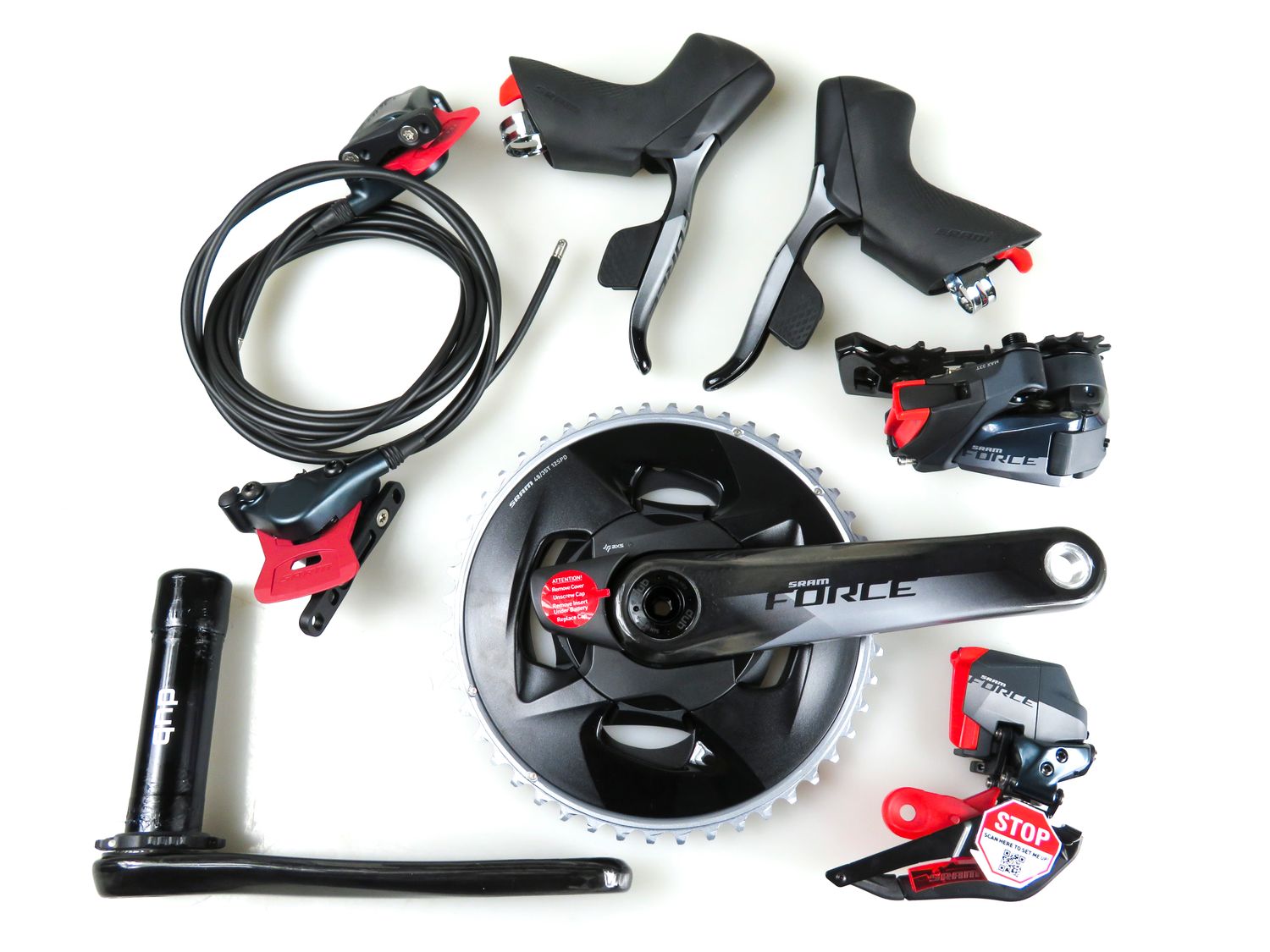 SRAM Force D1 Powermeter / AXS Upgradekit Gruppe (Schalt- und Bremseinheit)