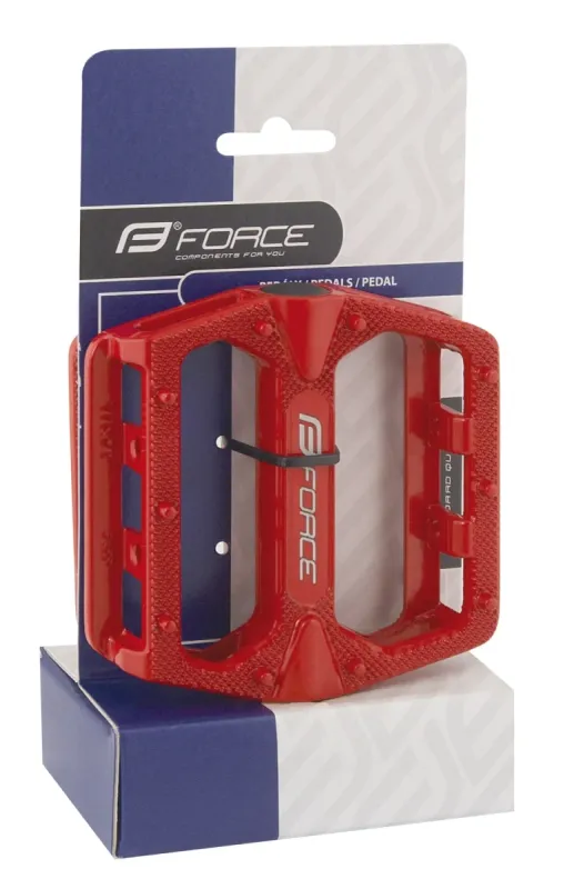 FORCE Hot Fahrradpedale BMX/DOWNHILL 670314 rot
