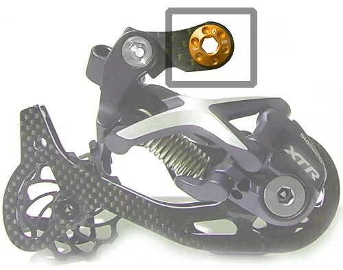 FTC Shimano Schaltwerk Bolzen shadow orange