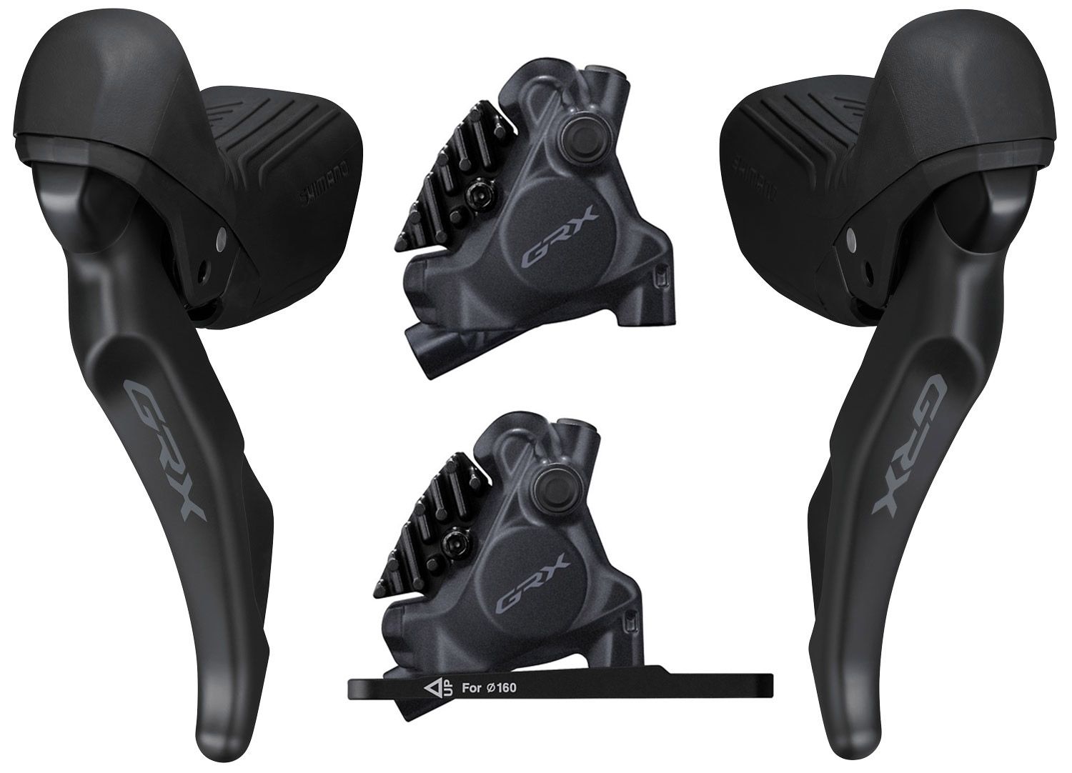 Shimano GRX610 Scheibenbremse Set 1×12-fach VR+HR