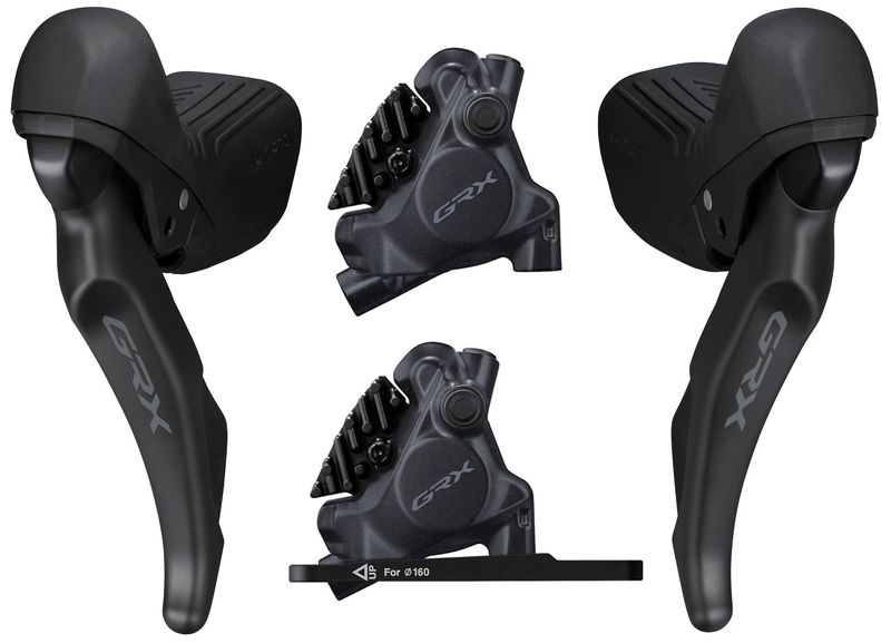 Shimano GRX610 Scheibenbremse Set 1×12-fach VR+HR