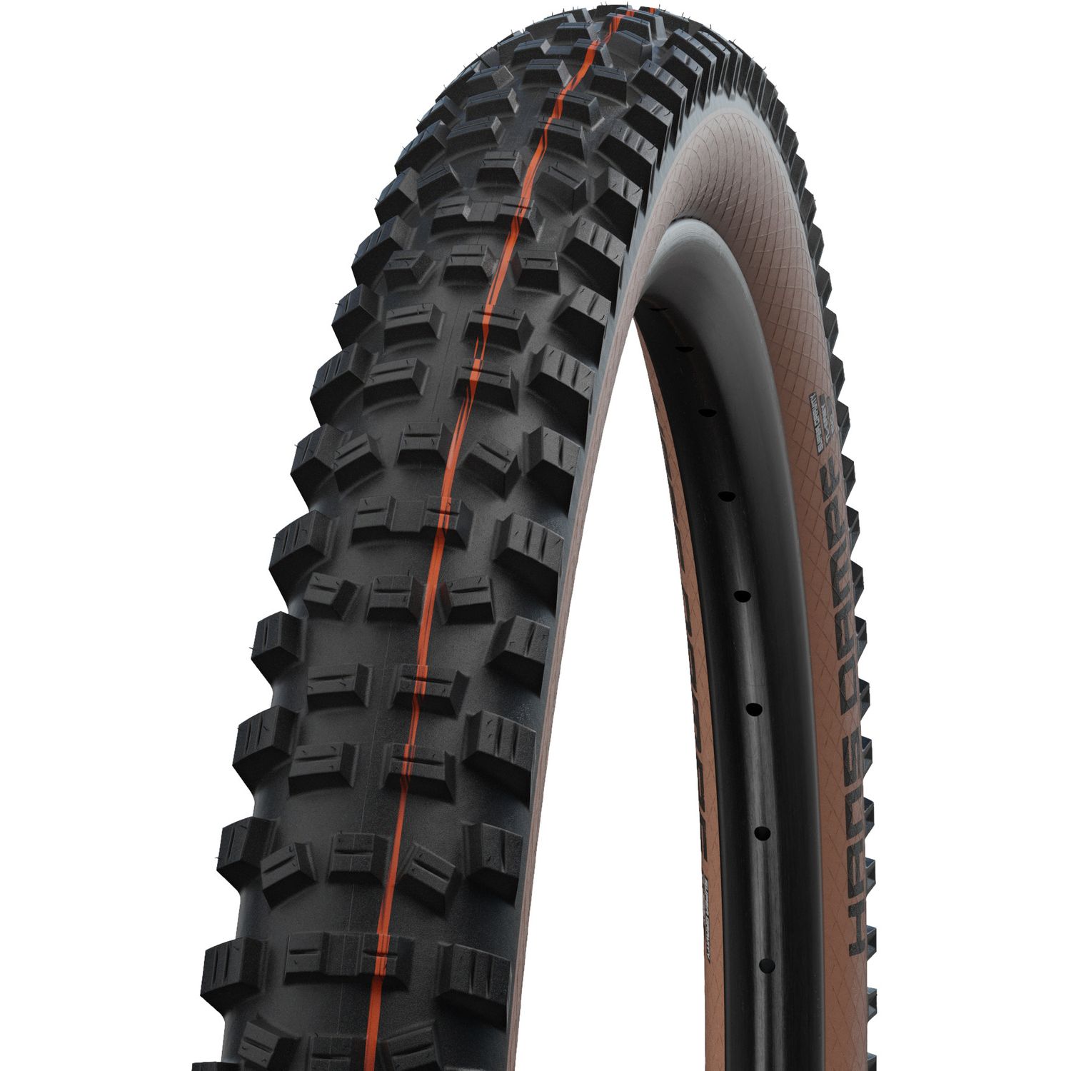 Schwalbe Hans Dampf Faltreifen - Evolution 27.5x2.35" | Addix Soft | Super Trail | TLEasy  | Bronze