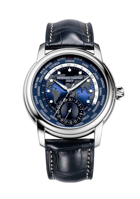 Frederique Constant Manufacture Classic Worldtimer FC-718NWM4H6 Frederique Constant Manufacture Classic Worldtimer FC-718NWM4H6