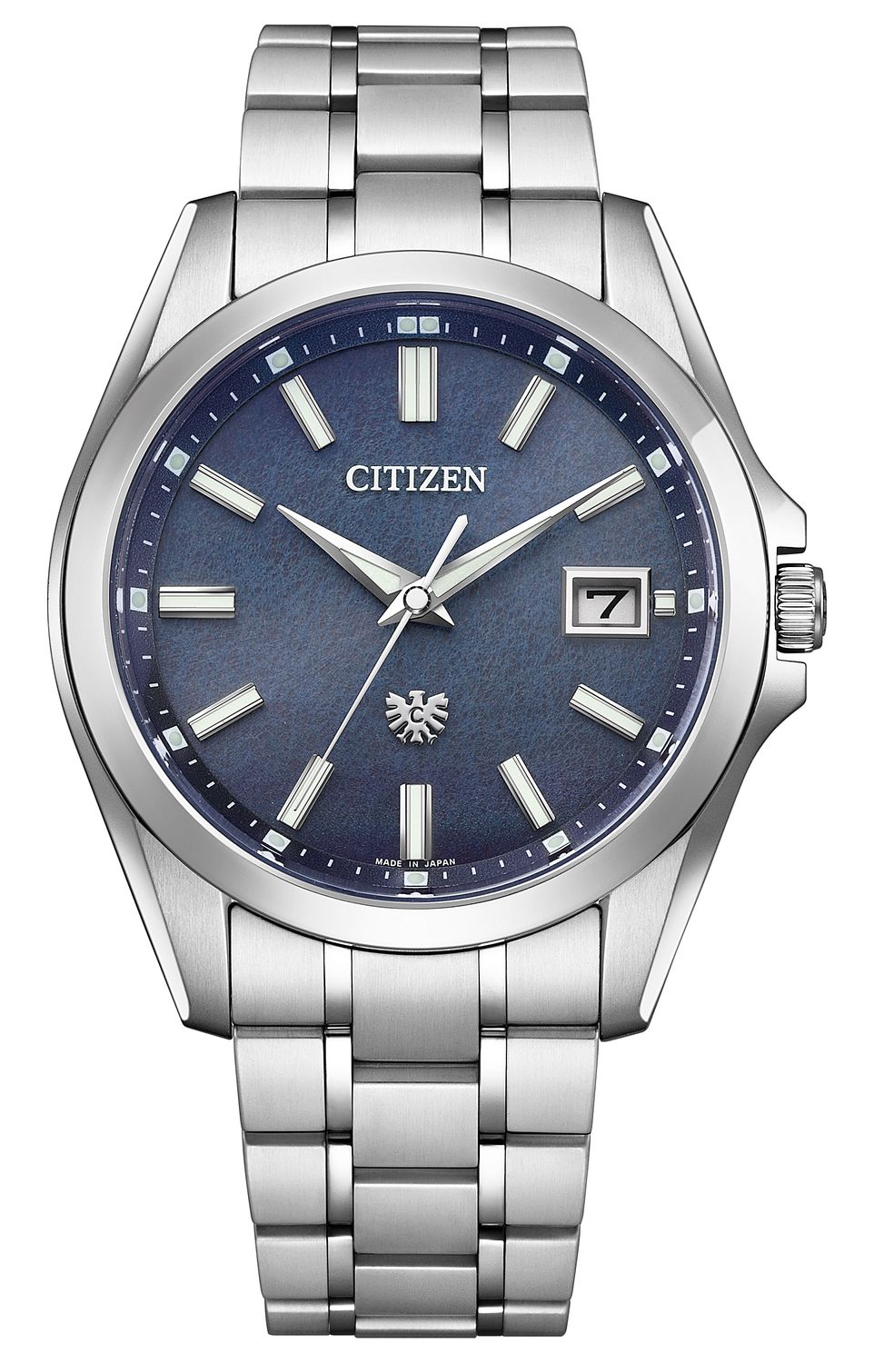 The Citizen Hand-dyed Indigo Washi Paper Dial (Tosa washi) Super Titanium™AQ4091-56M
