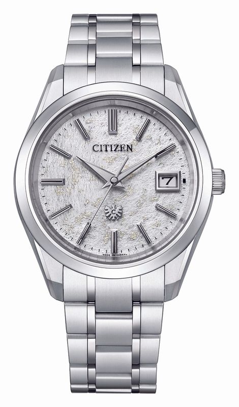 The Citizen Sunago-maki Washi Zifferblatt Modell (Platinblatt)/Super Titanium™ AQ4100-65W