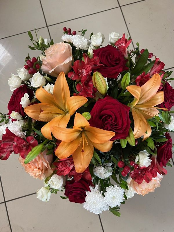 COMPOSITION FLEURS DEUIL