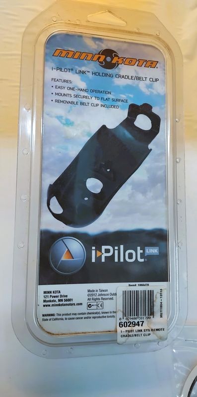 Minn Kota I-Pilot link holding cradle/belt clip