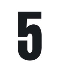 Black Rego Letter 5