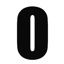 Black Rego Letter O