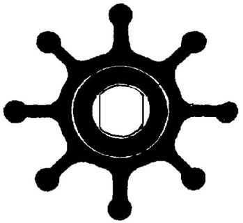Impeller for RWB2670 1/2&quot; &amp; RWB2671 3/4&quot; pumps