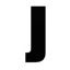 Black Rego Letter J
