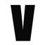 Black Rego Letter V