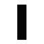Black Rego Letter I