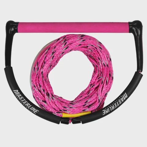 Masterline Elite Pink 65&#39; Wakeboard 3 Loop Rope