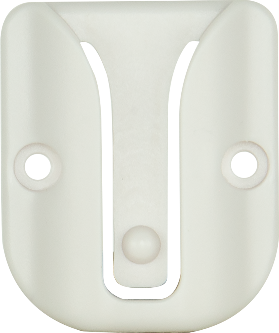 GME Mic Hook White Plastic