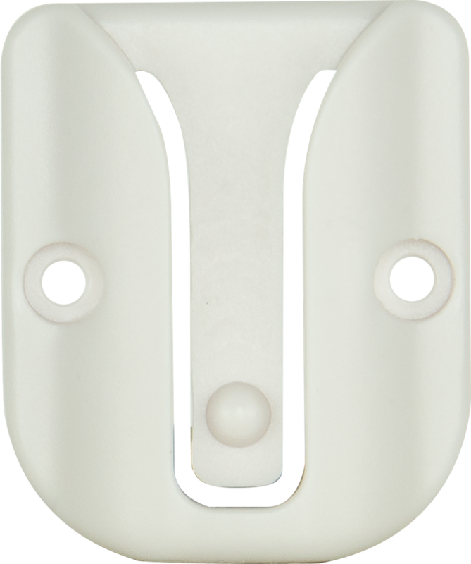 GME Mic Hook White Plastic