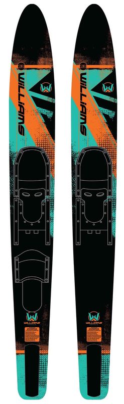 Williams combo  jnr. 62&quot; wide water ski&#39;s