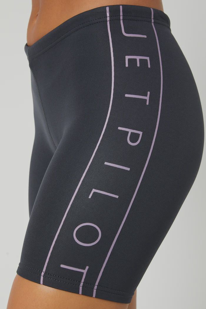 Jetpilot Ladies 7&#39;&#39; Shorts- Charcoal