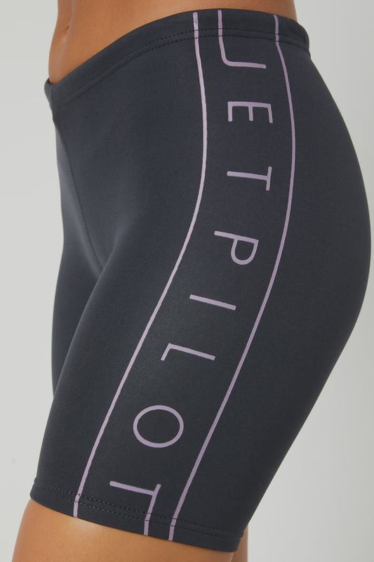Jetpilot Ladies 7&#39;&#39; Shorts- Charcoal