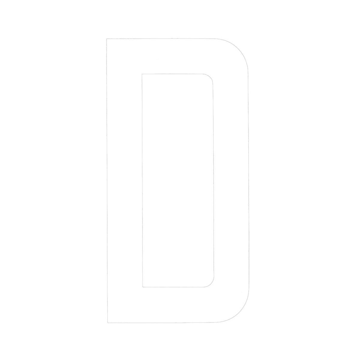 White Rego Pr Number D
