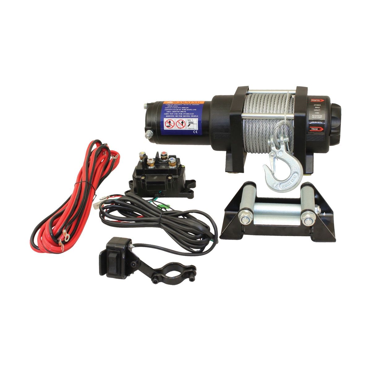 Winch Electric 2500lb Power in/out