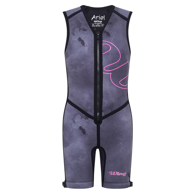 WING ARIEL SLEEVELESS LADIES 10 WETSUIT BLACK