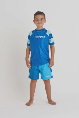 Jetpilot Slime Youth LS Rashie Blue