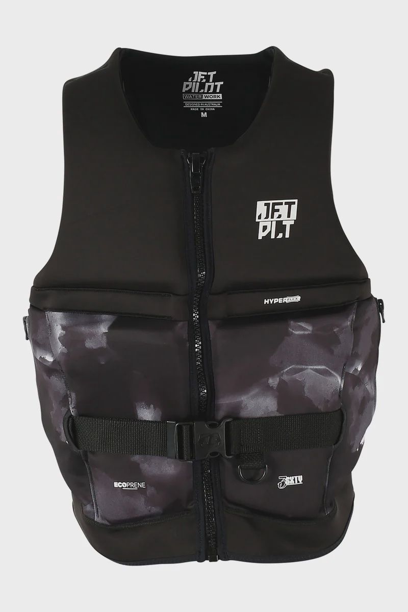 JETPILOT 3 SIXTY HYPERFLEX S-GRIP VEST SIZE 2XL BLACK