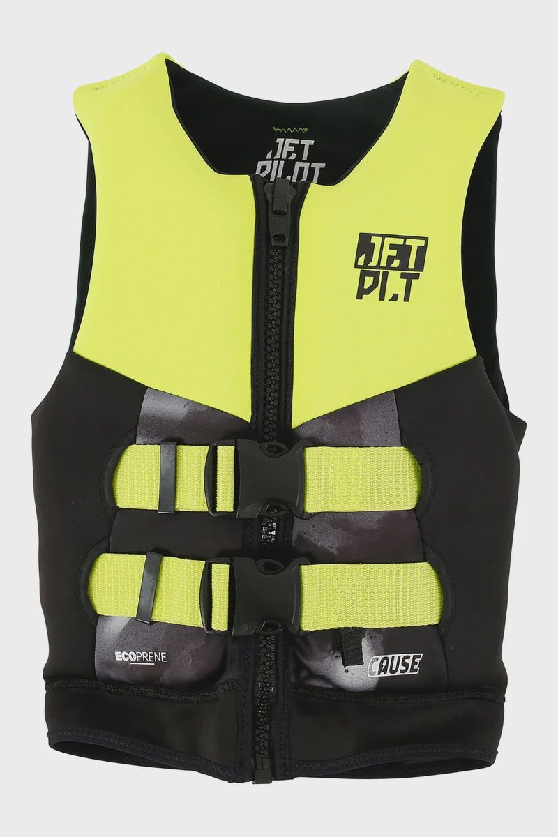 JETPILOT THE CAUSE F/E YOUTH ECO VEST SIZE 3-4 YELLOW L50