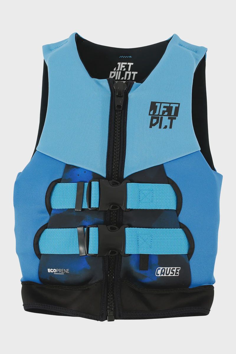 JETPILOT THE CAUSE F/E YOUTH ECO VEST BLUE 8-10
