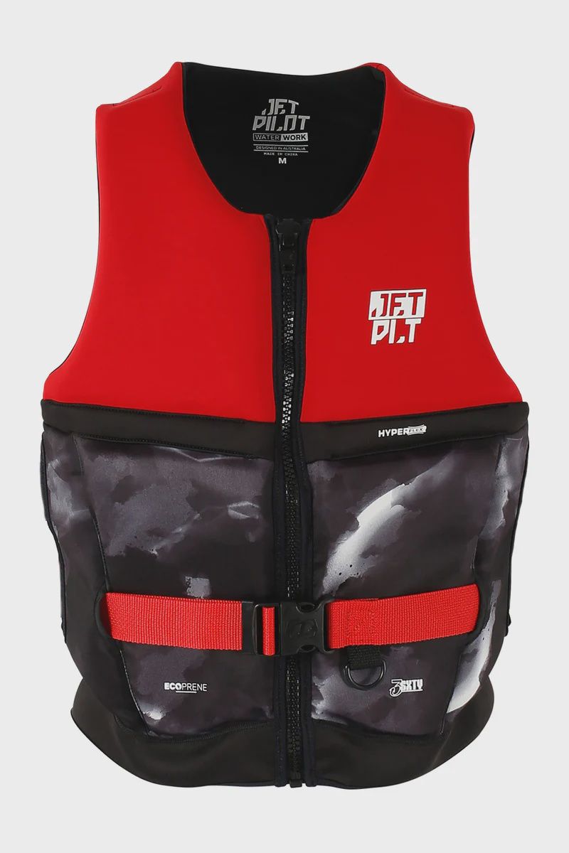 JETPILOT 3 SIXTY HYPERFLEX S-GRIP VEST L50 SMALL RED