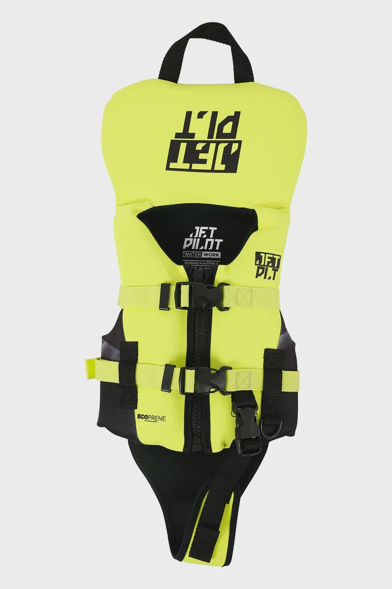 JETPILOT THE CAUSE INFANT ECO VEST SIZE 1-2 YELLOW