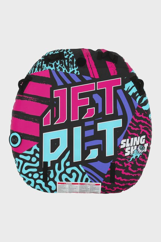 JETPILOT SLINGSHOT  TOWABLE 2 PERSON TUBE - PINK / BLUE