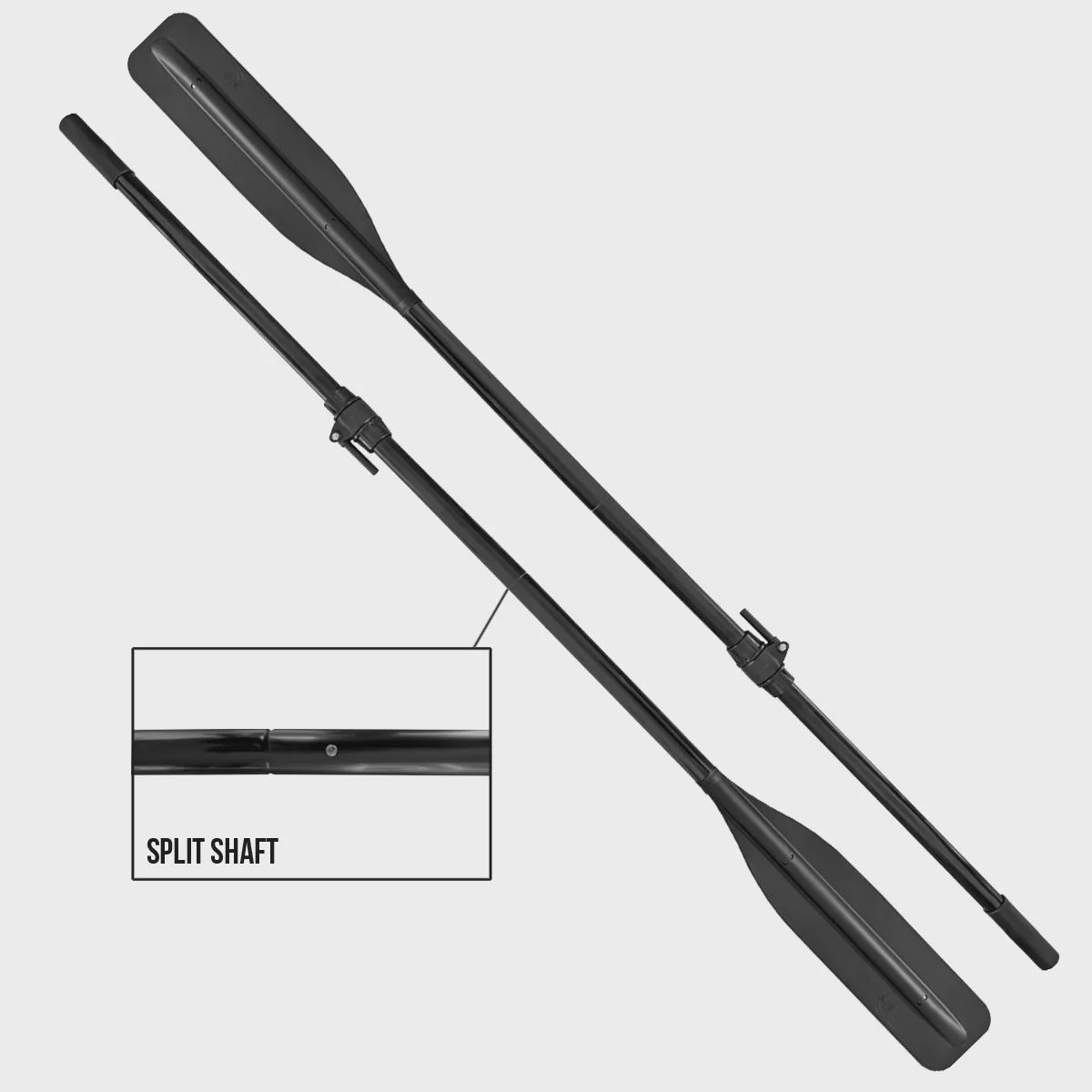 Paddle Asymmetric Split Shaft Blue