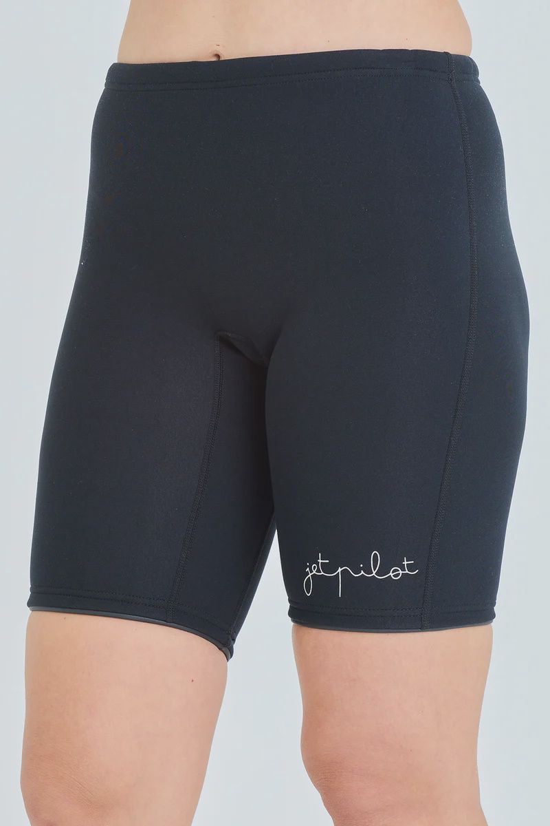 JETPILOT PACER LADIES 7&#39;&#39; NEO SHORTS BLACK 10