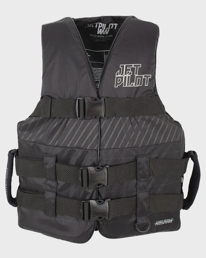 JETPILOT HELIUM F/E MENS NYLON VEST BLACK SIZE 3XL