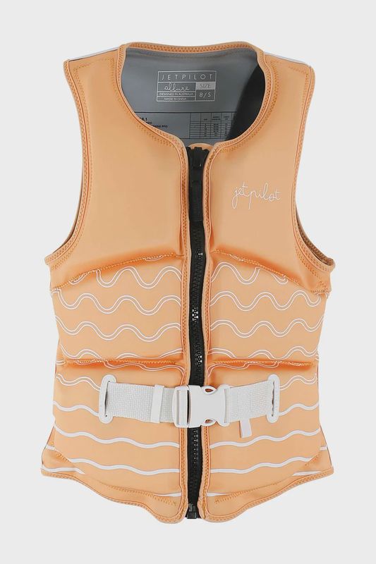 JETPILOT JA24298 APRICOT 069 ALLURE F/E LADIES ECO VEST APRICOT 12