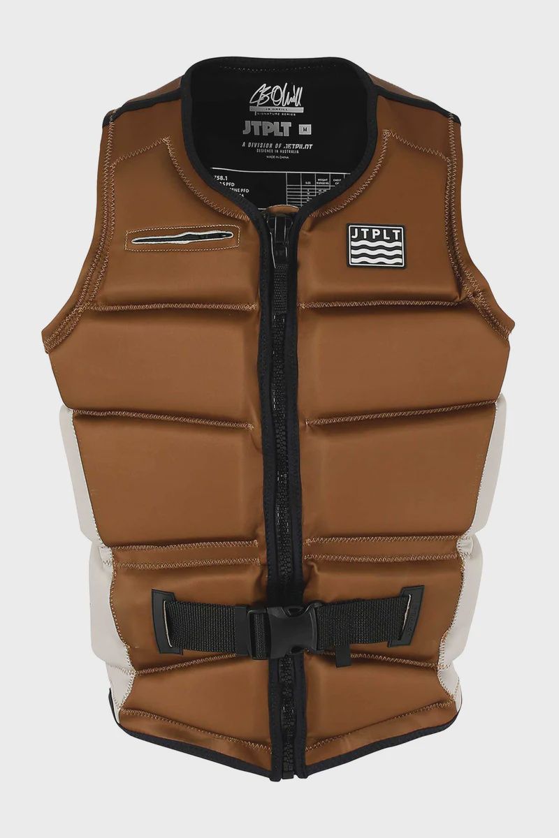 JETPILOT JA24297 RUST 015 JB ONEILL C4 MENS F/E ECO VEST RUST XL