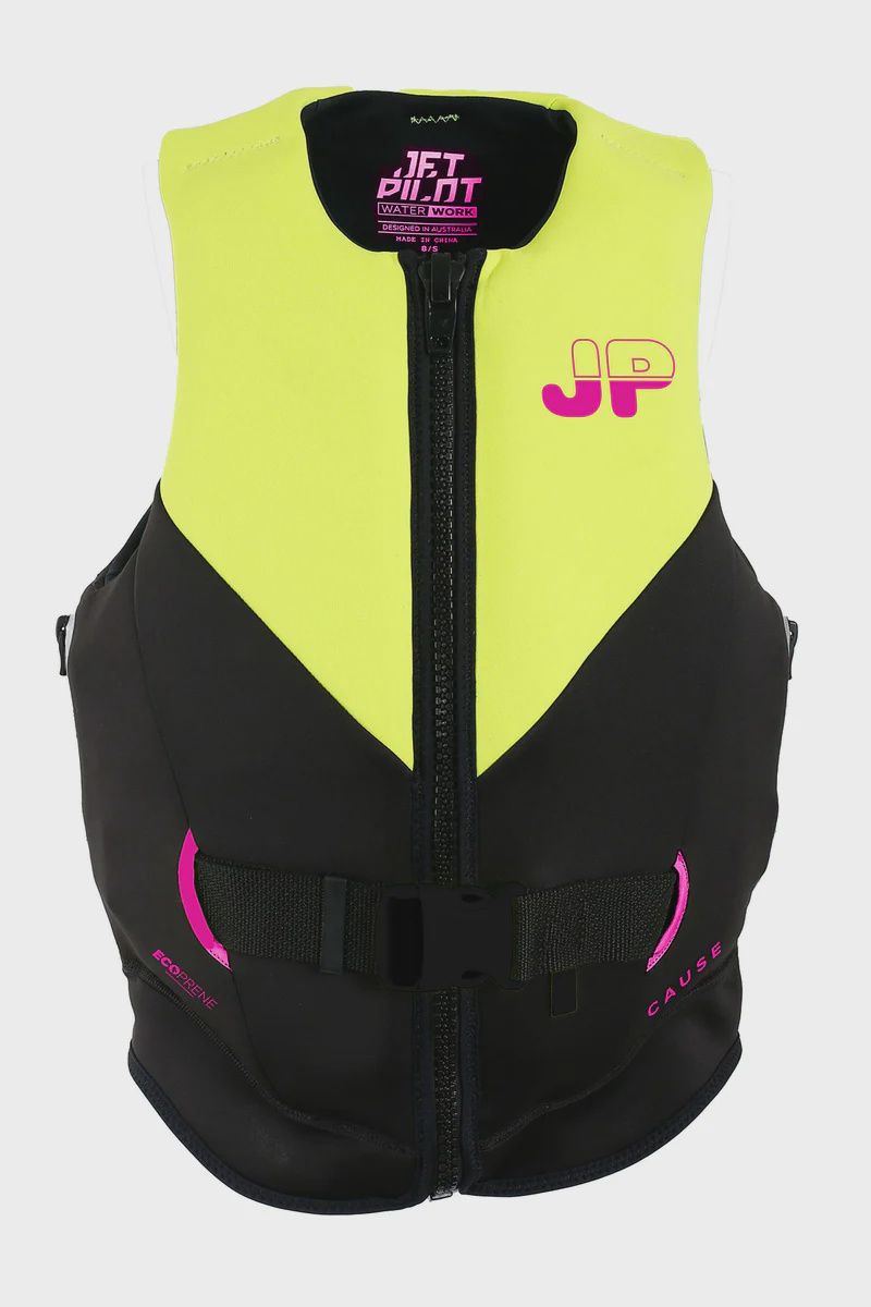 JETPILOT JA24207 CAUSE LADIES ECO VEST YELLOW 10