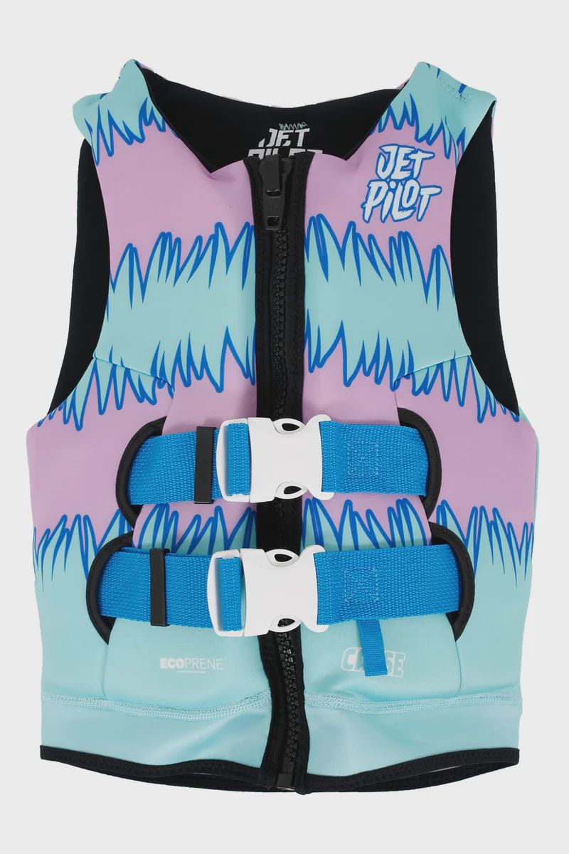 JETPILOT JA24211G PUR 041 CAUSE GIRLS F/E YOUTH ECO VEST PURPLE 8-10