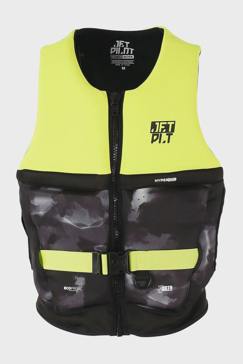 JETPILOT JA24219D 3SXTY HYPERFLEX S-GRIP VEST YELLOW MED