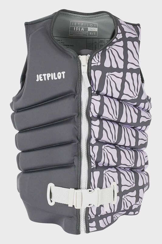 JETPILOT JA24303 CHAR-069 ISLA F/E LADIES NEO VEST CHARCOAL 12