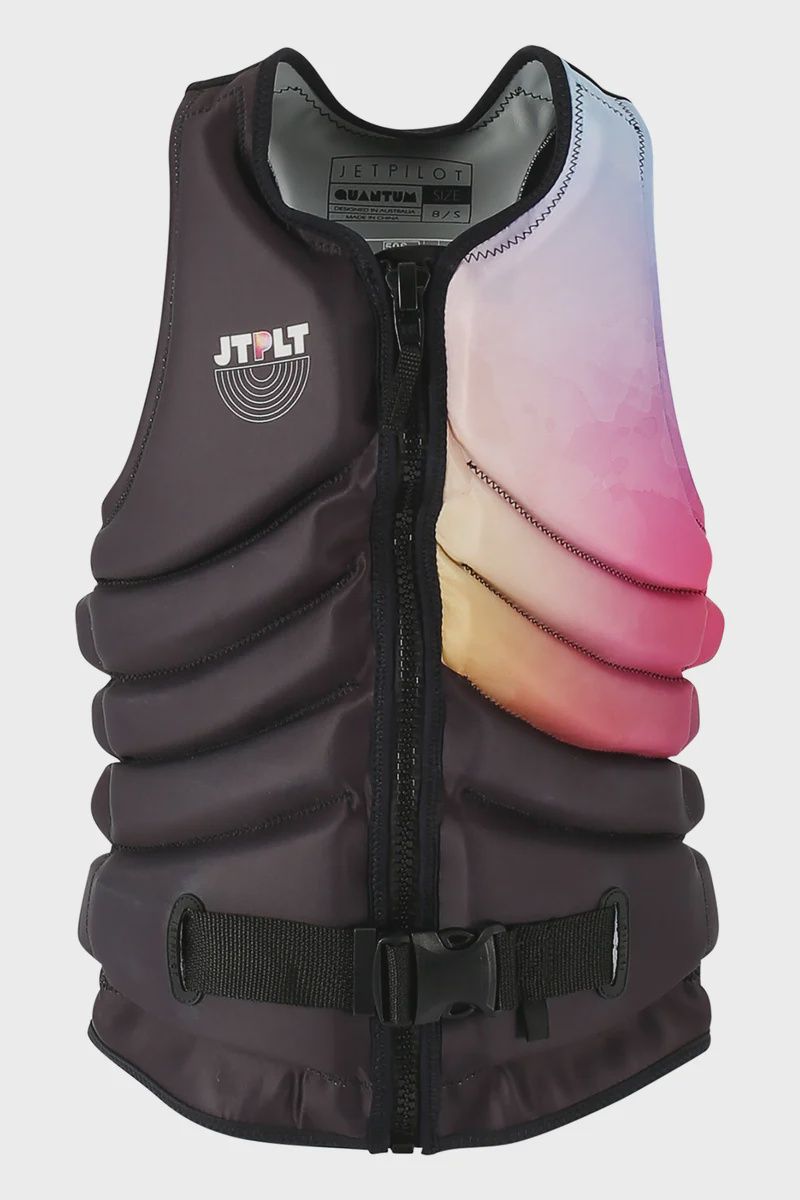 JETPILOT JA24304 BLK 069 QUANTUM F/E LADIES ECO VEST BLACK 12