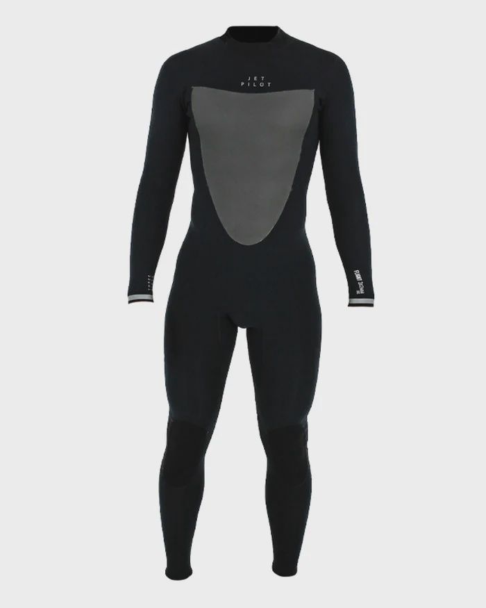 JETPILOT FLIGHT 3 X 2 BZ LS STEAMER BLACK SIZE XL